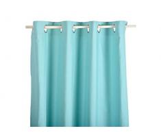 MI CASA Verde Agua, Cortina Lisa 140X260