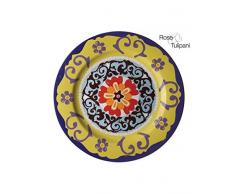 Nador - Plato redondo (30 cm, porcelana), multicolor