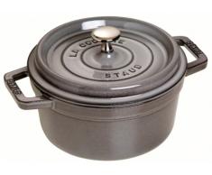 Staub Cocotte Redonda, Hierro Fundido, Gris Grafito, 22 cm