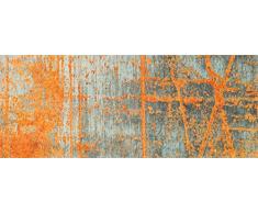 Wash&Dry Rustic Felpudo, acrÃ­lico, Naranja, 80 x 200 x 0.9 cm