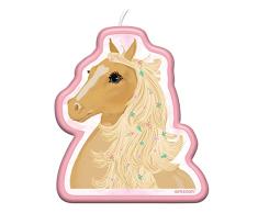 Amscan 9909888 â Vela con diseÃ±o de caballo, tarta, regalo, cumpleaÃ±os infantil