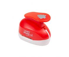 Fixo Kids 63451. Perforadora con Forma de Arbol de Navidad. 2,5cm. TamaÃ±o Mediano, Rojo