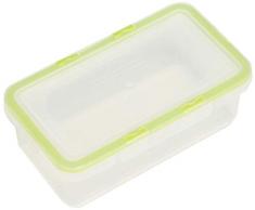 IBILI 753408 G contenedor para Alimentos, plástico, Verde, 19 x 10 x 7 cm
