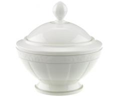 Villeroy & Boch Gray Pearl Azucarero / Mermeladera para 6 Personas de 350 ml, Porcelana, Multicolor, 15x13x20 cm
