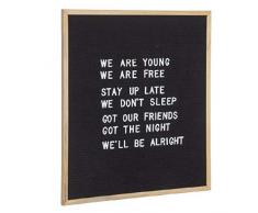 Dcasa Panel 149 Letras/Numeros Adornos Muebles Pegatinas DecoraciÃ³n del hogar Unisex Adulto, Negro (Negro), Ãºnica