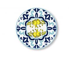 Excelsa Amalfi Juego de 6 Platos para Pizza, Porcelana
