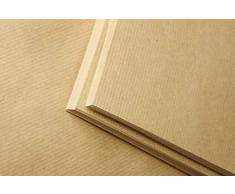 Clairefontaine Acanalado Kraft Papel 120Â g 50Â x 70Â Unidades 25sh, Color Blanco
