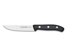 3 Claveles Cuchillo de Cocina, LÃ­nea DOMVS, Acero Inoxidable, (TamaÃ±o 4,5), Negro, 11 cm - 4.5