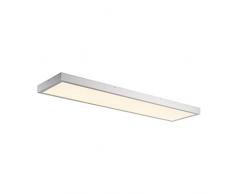 SLV luminaria de superficie de techo PANEL DALI / Foco led, luz de inundaciÃ³n, luminaria de superficie, iluminaciÃ³n de interior / 3000K 43Â W 3100lm gris regulable 90 grados