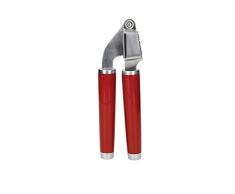 KitchenAid Prensador de Ajo de Acero Inoxidable Apto para el Lavavajillas, Rojo
