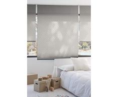 Estoralis Estor enrollable digital, Poliéster, Beige, 110 x 250 cm