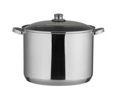 axentia Olla Universal, Acero Inoxidable, Acero Inoxidable, Plata, 20 Liter Volumen
