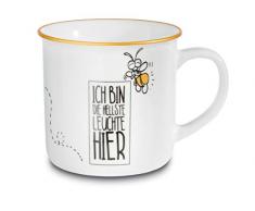 Nici 45031 Taza con texto en alemÃ¡n Ich bin die hellste Leuchte aquÃ­, porcelana