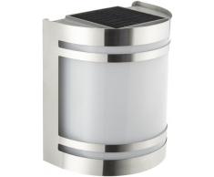 SolarCosa 065022 - Lámpara de pared solar, acero