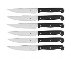 WMF Set Cuchillos Carne Kansas 6 Piezas, Acero, 25 X 12 X 4 Cm, 6 Unidades