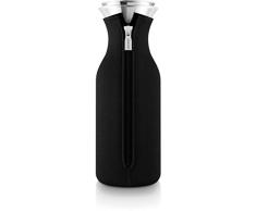 EVA SOLO â Arma para frigorÃ­fico | diseÃ±o escandinavo | 1 litro - 1.0l | vidrio borrosilicato de acero inoxidable | silicona | apto para lavavajillas | 100% libre de goteo | Black Woven