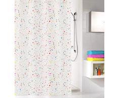Kleine Wolke Cortina BAÃO PLASTICO Confetti 180X200 CM 225937148305, Peva, 180 x 200 cm, Transparente