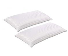 SEASONS Pack Dos Almohadas extrafirme de Fibra antiÃ¡caros,70 cm, 100% algodÃ³n satÃ©n
