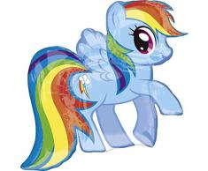 amscan Super Shape - Globo para Fiestas, diseÃ±o de Mi PequeÃ±o Pony Rainbow