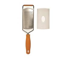 Excelsa capacitados rallador manual, Acero inoxidable, Color Naranja