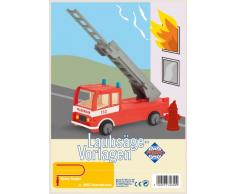 Pebaro 356S - Plantillas para Usar con Sierra de marqueterÃ­a - Motivo: CamiÃ³n de Bombero