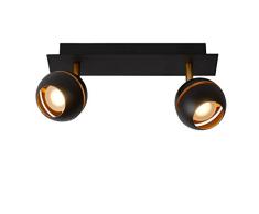 LUCIDE BINARI - Foco de techo - LED - 2x4,5W 2700K - Negro