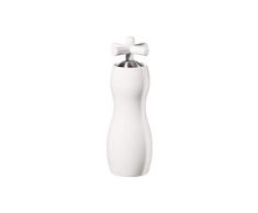 ASA 10391017 - Salero y pimentero (porcelana, 23,2 cm), color blanco