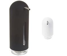 Umbra 330190-040 Dispensador de Jabon Penguin Negro + Dispensador de Jabón Penguin Blanco