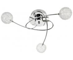Paul Neuhaus Leuchten Direkt 50182-17 - Lámpara de techo (IP20, incluye 3 bombillas G4, 20 W, 12 V, 36,2 x 20 x 12,4 cm), color cromo pulido