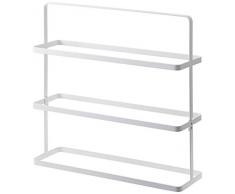 Yamazaki Tower Zapatero, Acero, Blanco, Large