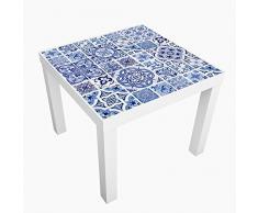 Walplus wm5118 Océano Azul Azulejos adhesivo pared, vinilo, multicolor, 7.6 x 63.5 x2 cm