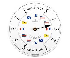 Acctim 24682 RYDE Reloj de Pared, Color Blanco