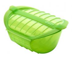 LÃ©kuÃ© - Estuche hondo XL para el microondas, capacidad de 1000 ml, para 3-4 personas, color verde