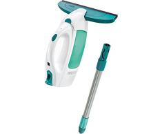 Leifheit Dry&Clean Aspirador Limpiacristales, Palo, Compuesto, Blanco y Azul, 23x10x47.5 cm