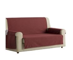 Zebra Textil Baden Protector de Sofa, Tela, Rojo, Chaise Longue 235 cm. Derecha
