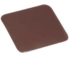 Kamino - Flam â Placa protectora contra chispas (60 x 80 cm), Antichispas de suelo para chimenea, Protector para chimeneas â resistente a altas temperaturas â forma cuadrada