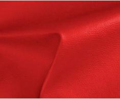 HAPPERS 1 Metro de Polipiel para tapizar, Manualidades, Cojines o forrar Objetos. Venta de Polipiel por Metros. DiseÃ±o Solar Color Rojo Ancho 140cm