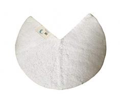 Cazsplash Alfombrilla de Ducha, Blanco, 90 cm