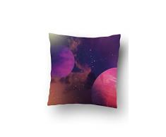 Lulu Home - Funda de Almohada, Multicolor, 45 x 45 cm