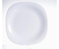 Luminarc Carine Blanco Plato Postre Opal 19cm Blanco