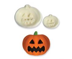JEM Pop It - Molde en Forma de Calabaza para DecoraciÃ³n de Pasteles, Juego de 2 â TamaÃ±os Grandes y PequeÃ±os