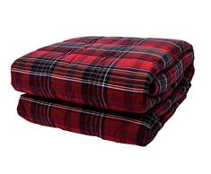 Soffim EdredÃ³n Madras Rojo Cama 80/95 (170 x 270 cm)