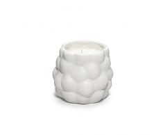 Printworks Vela perfumada de cerÃ¡mica blanca con forma de nube con cera de soja, 10 x 13 cm, PW00545