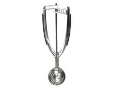 KitchenAid Cuchara Sacabolas con Muelle para Helado y Masas de Galleta de Acero Inoxidable Apto para el Lavavajillas