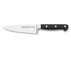 3Claveles Bavaria - Cuchillo forjado para cocinero, 15 cm, 6 pulgadas