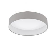 Eglo Lámpara de techo Integriert, Taupe/Weiß, 40.5 x 40.5 x 10 cm