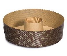 Guardini, Monouso, 3 Moldes para rosca Ã 20cm. Material: Papel de Horno, Color Beige.