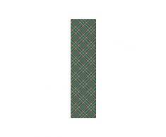 VILBER Wales, Camino Mesa Verde 02 (30,5x120x0,2 cm), PVC Poliester, Antideslizante, Lavable, Resistente al Calor, con Posibilidad de manteles Individuales y alfombras a Juego