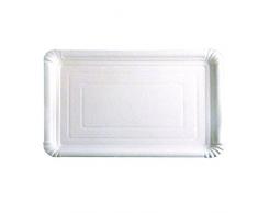 GarcÃ­a de Pou 320.11, Bandejas PastelerÃ­a Medianas, 25 x 17x5 cm, Blanco, 250 Unidades
