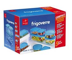 Bormioli Frigoverre - Caja de conservas de Vidrio Transparente, Set de 5